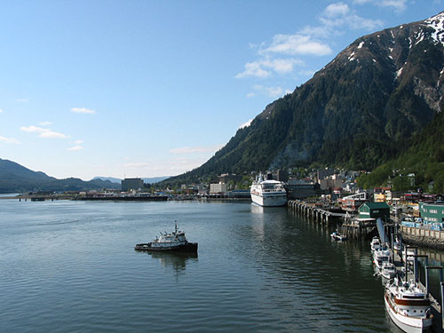 View from ship of Juneau