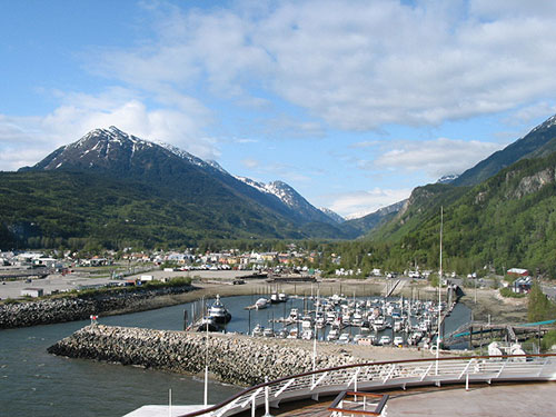 Skagway view from ship