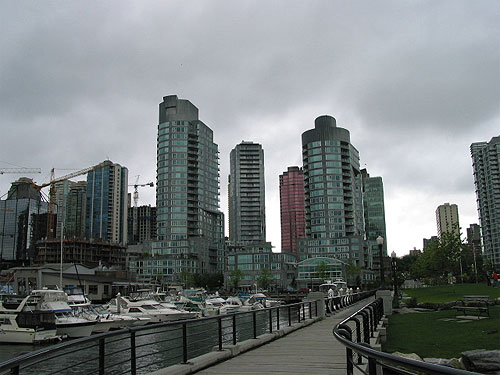 view of city fron waterfront