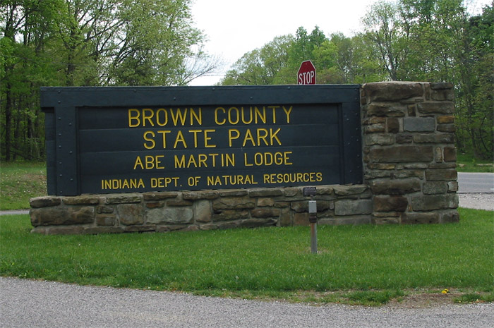 Entrance to Brown County State Park