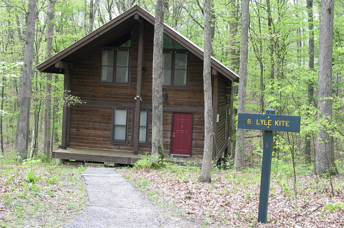 Lyle Kite cabin in Brown County State Park