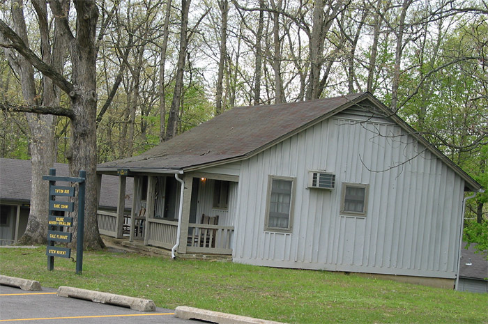 Older cabin in Brown County State Park