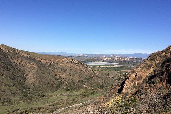 View of valley