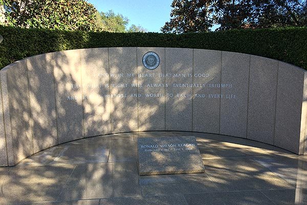 President Reagan's grave