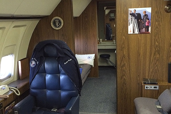 Inside Air Force One exhibit