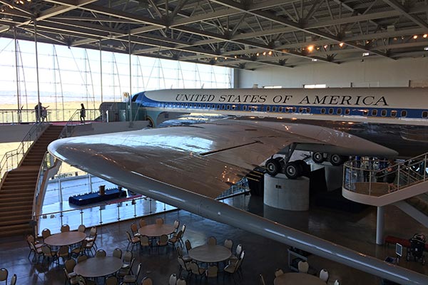 Air Force One exhibit entrance