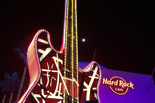 Hard Rock Cafe sign