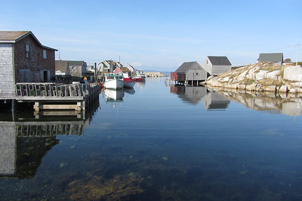 Buildings along Peggy's Cove