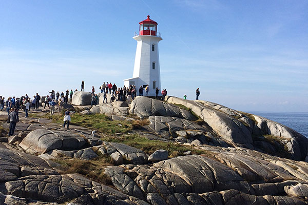 Lighthouse in distance