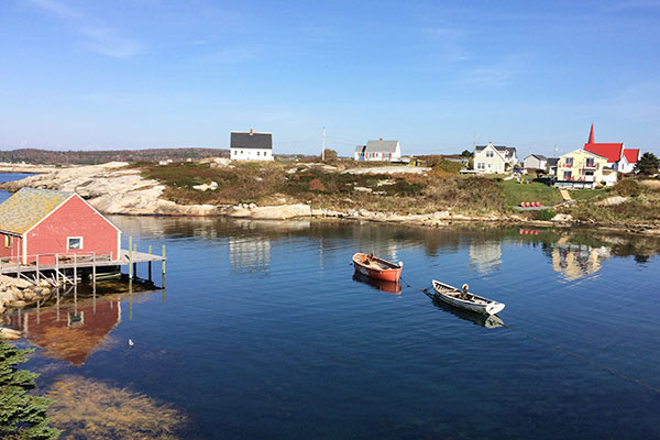 Very still water in Peggy's Cove
