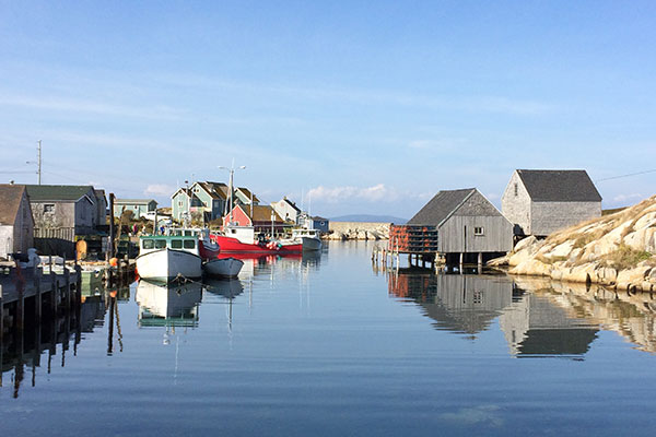 Still water in Peggy's Cove