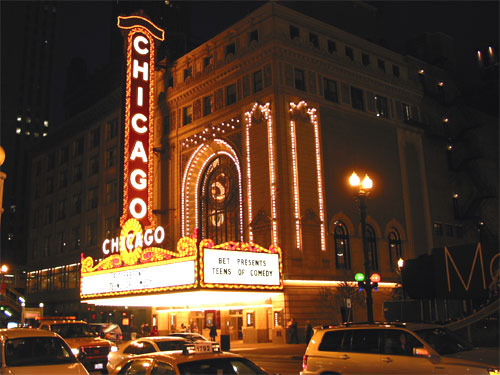 Chicago Theather on Michigan Avenue