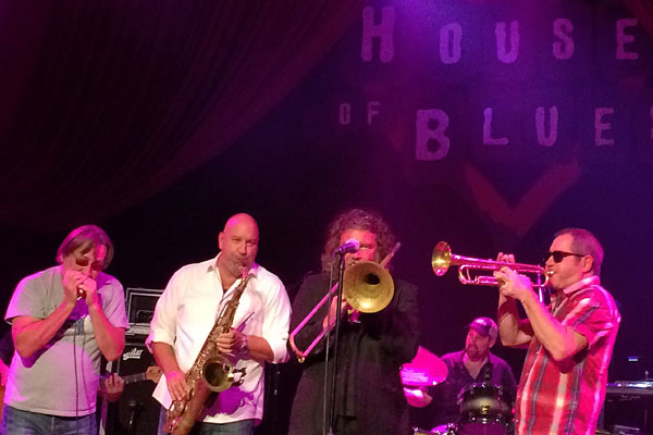 Musicians perform at the House of Blues