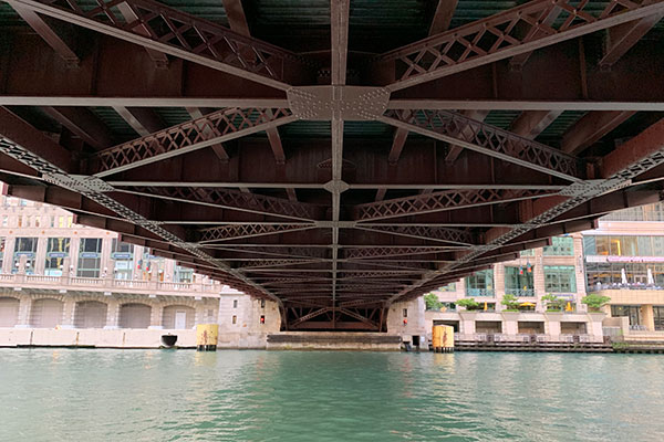 View of under bridge