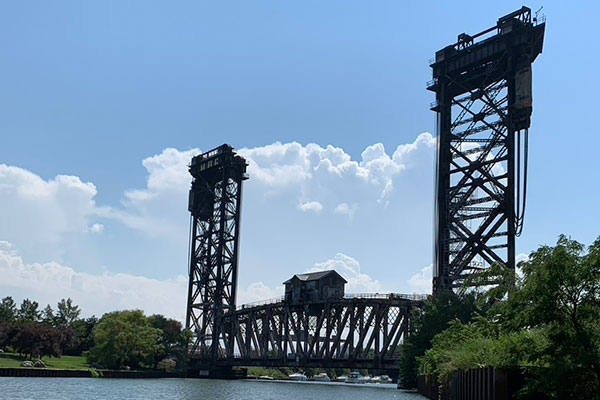 Old bridges along Chicago River