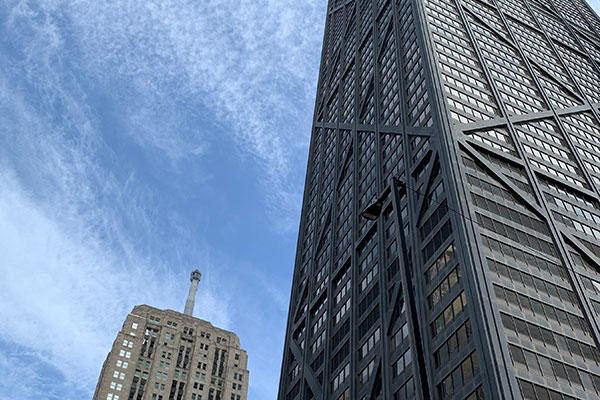 Buildings along Michigan Avenue