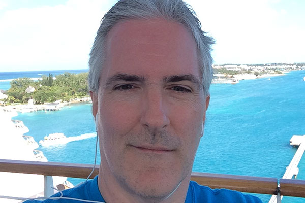 Selfie of Pat in Nassau, Bahamas