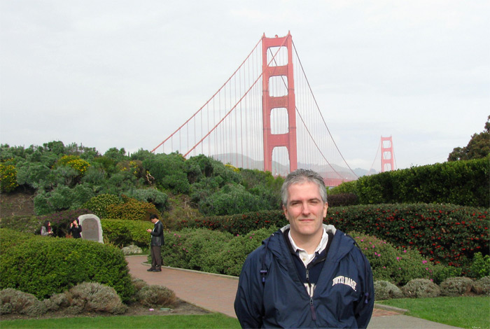 Pat at Golden Gate Bridge Park