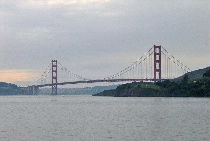 Golden Gate Bridge from San Francisco Bay