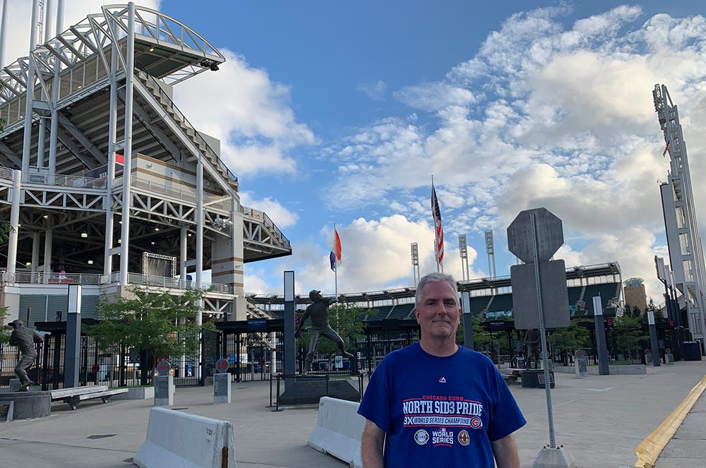 Pat at Jacobs Field