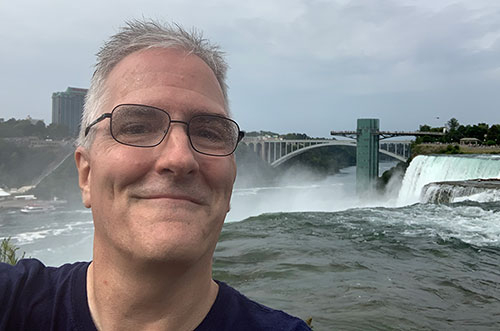 Selfie at Niagara Falls