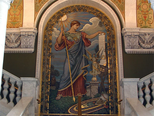 Mural in Library of Congress