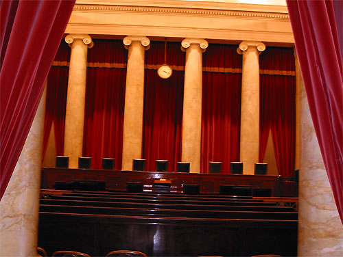 Inside view of Supreme Court