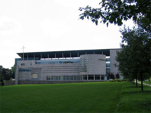 Exterior view of John Paul II Cultural Center