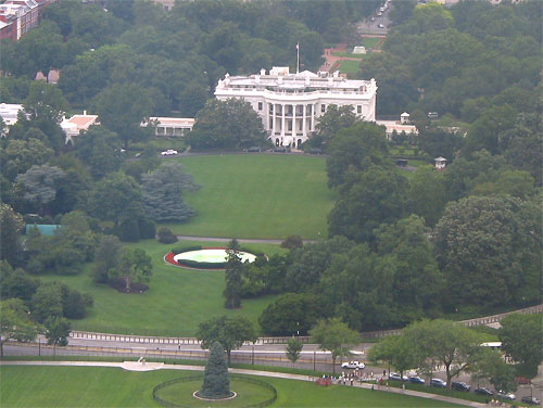 Washington Monument View of White House