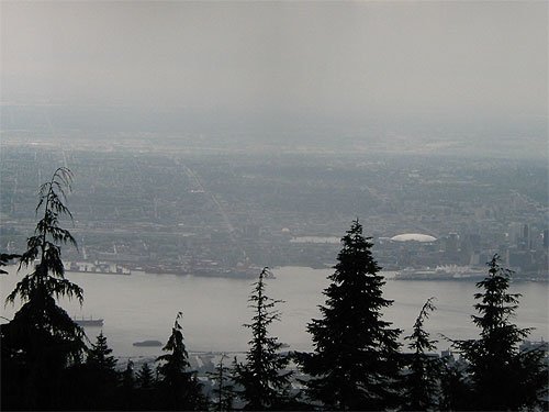 View of Vancouver from Grouse Mountain