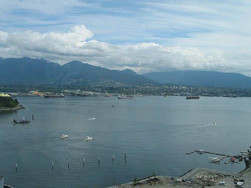 View of bay from hotel