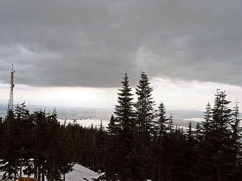 View of city from Grouse Mountain