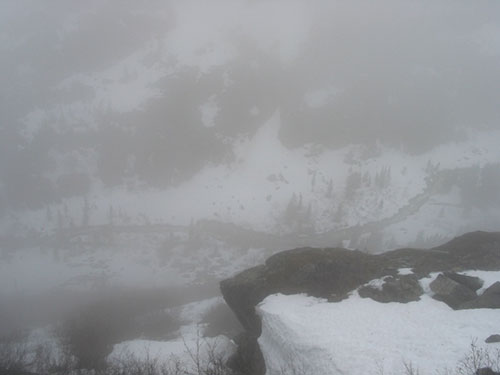 Valley in the fog