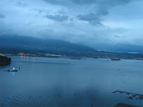 View of harbor from hotel