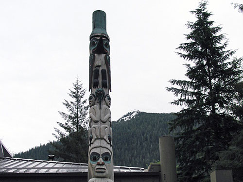 Top of a totem pole