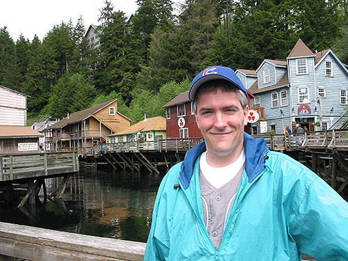 Pat smiles as he stands in front of Creek Street