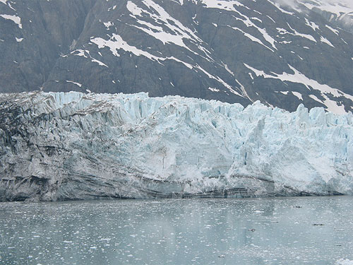 Closeup of glacier