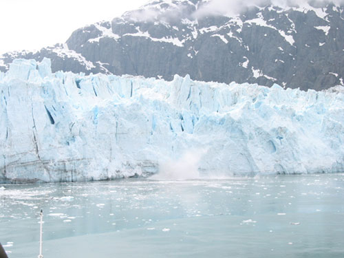 Glacier calving