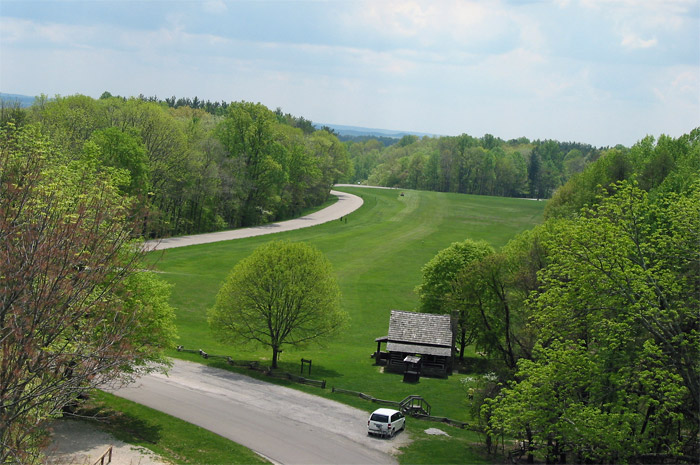 View from fire tower in Brown County State Park