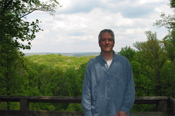 Pat in Brown County State Park