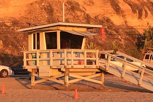 Lifeguard hut