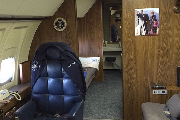 Inside Air Force One exhibit