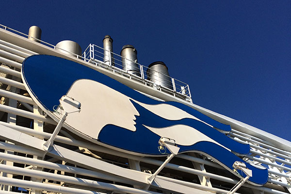 Princess logo on Regal Princess