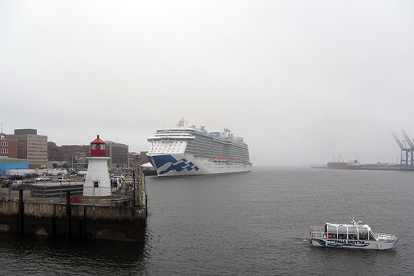 Regal Princess docked in St. John, New Brunswick