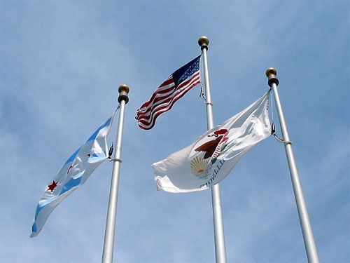 Flags at Field Museum