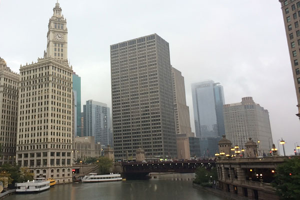 Open House Chicago view of Wrigley Building