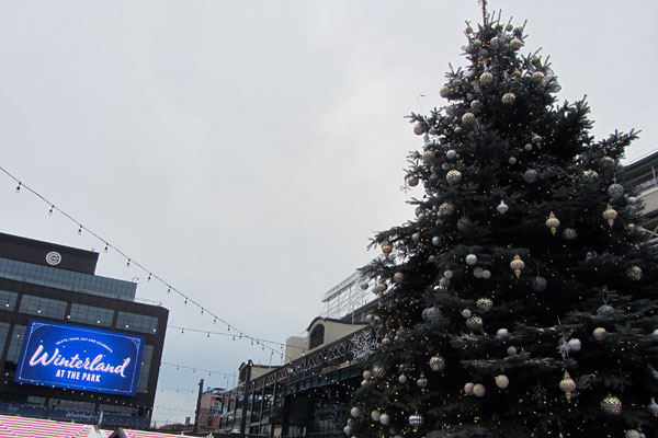 Christmas Tree at Wrigley Field