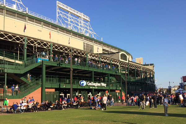 Gallagher Way at Wrigley Field