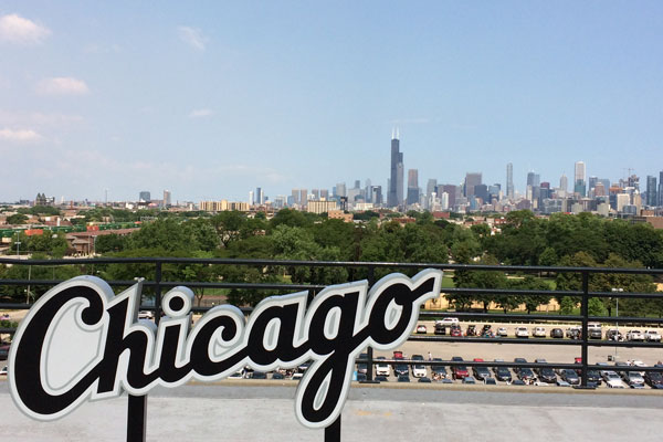 White Sox Park view of the city