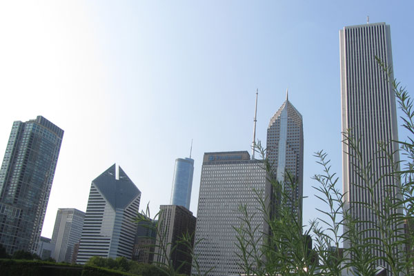 Millennium Park looking North